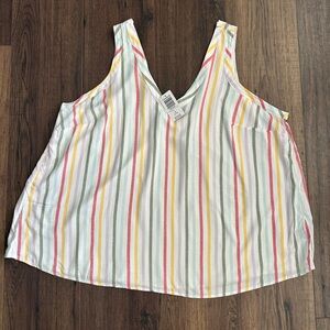NWT Torrid Challis Woven Fabric Sleeveless Top size 1, 1x, 14/16